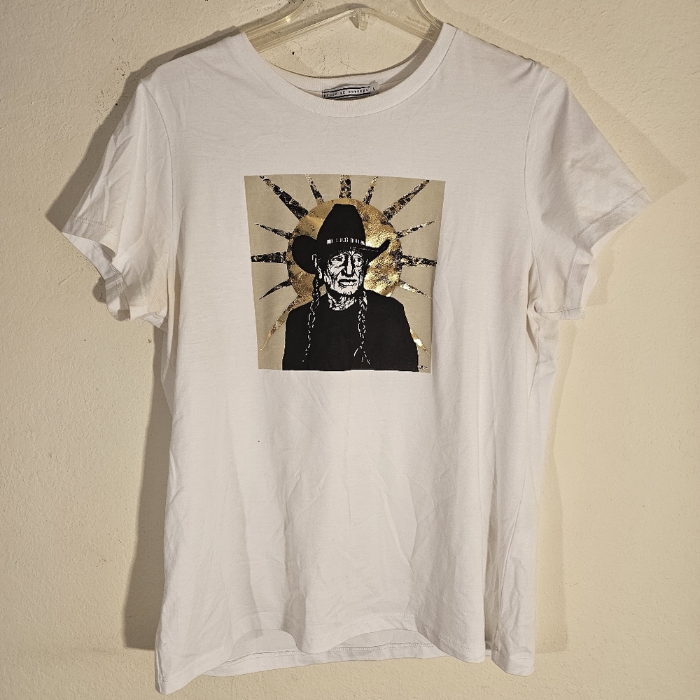 Proof Of Concept "Saint Willie" Willie Nelson James Rall Artist T-shirt